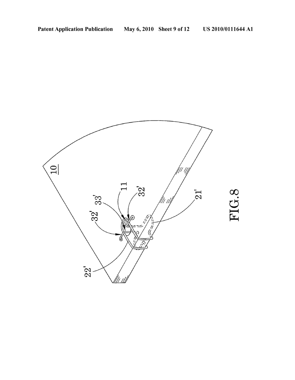 Method of binding sheet stack having mounting hole - diagram, schematic, and image 10