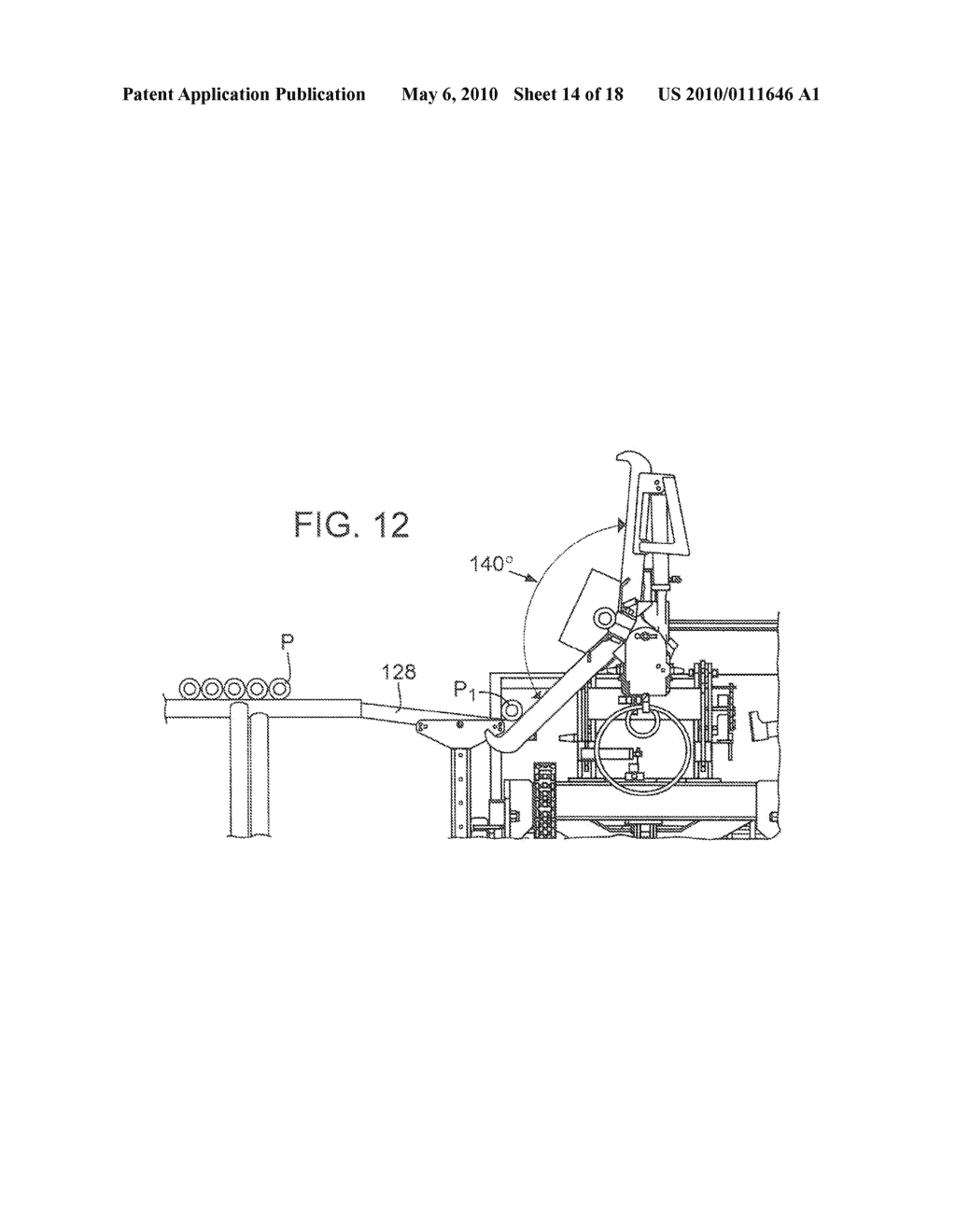 Method and apparatus for handling pipe - diagram, schematic, and image 15