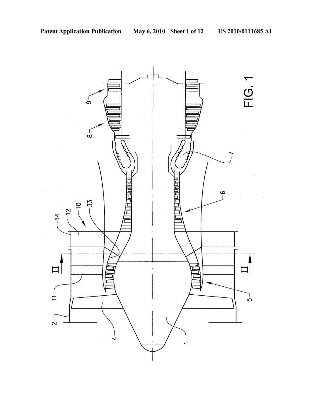  GAS TURBINE ENGINE COMPONENT, A TURBOJET ENGINE PROVIDED THEREWITH, AND AN AIRCRAFT PROVIDED THEREWITH - diagram, schematic, and image 02