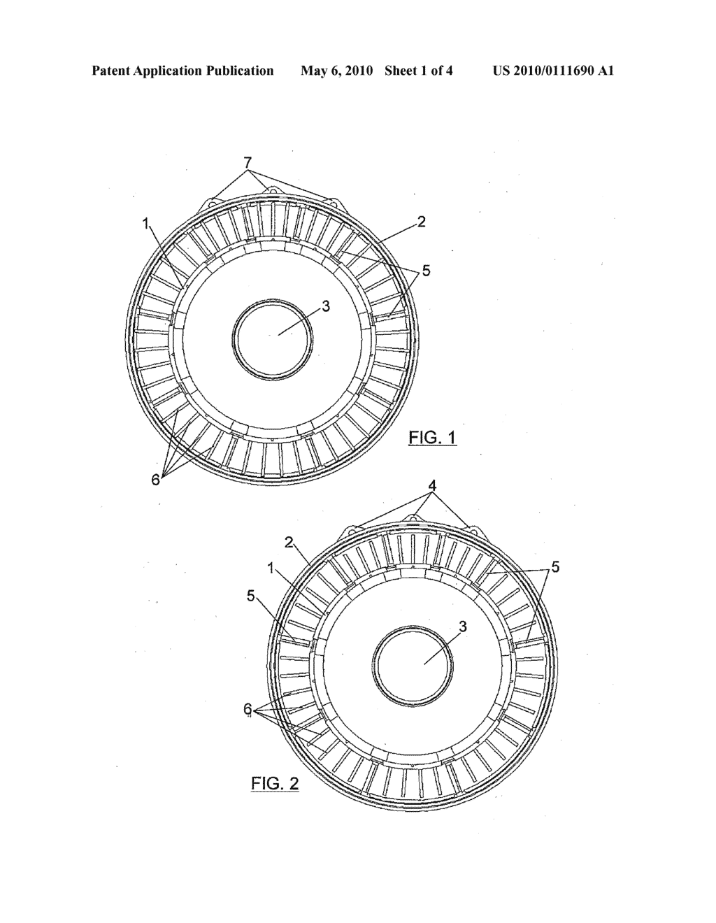 BEARING SUPPORT STRUCTURE FOR TURBINE - diagram, schematic, and image 02