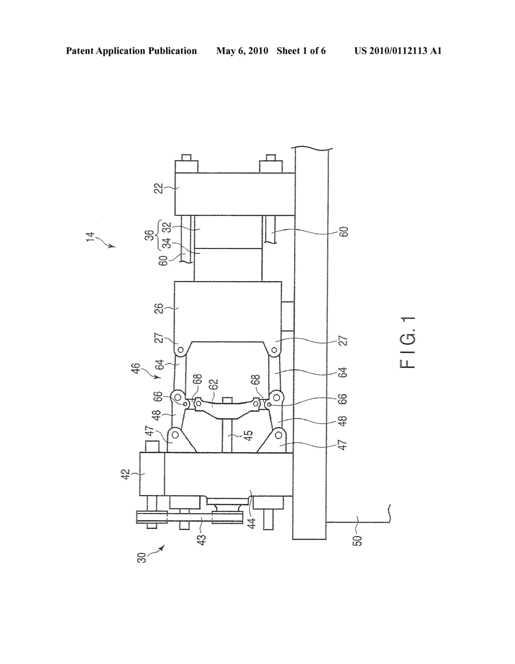 MOLD FASTENING DEVICE AND METHOD OF CONTROLLING THE MOLD FASTENING DEVICE - diagram, schematic, and image 02