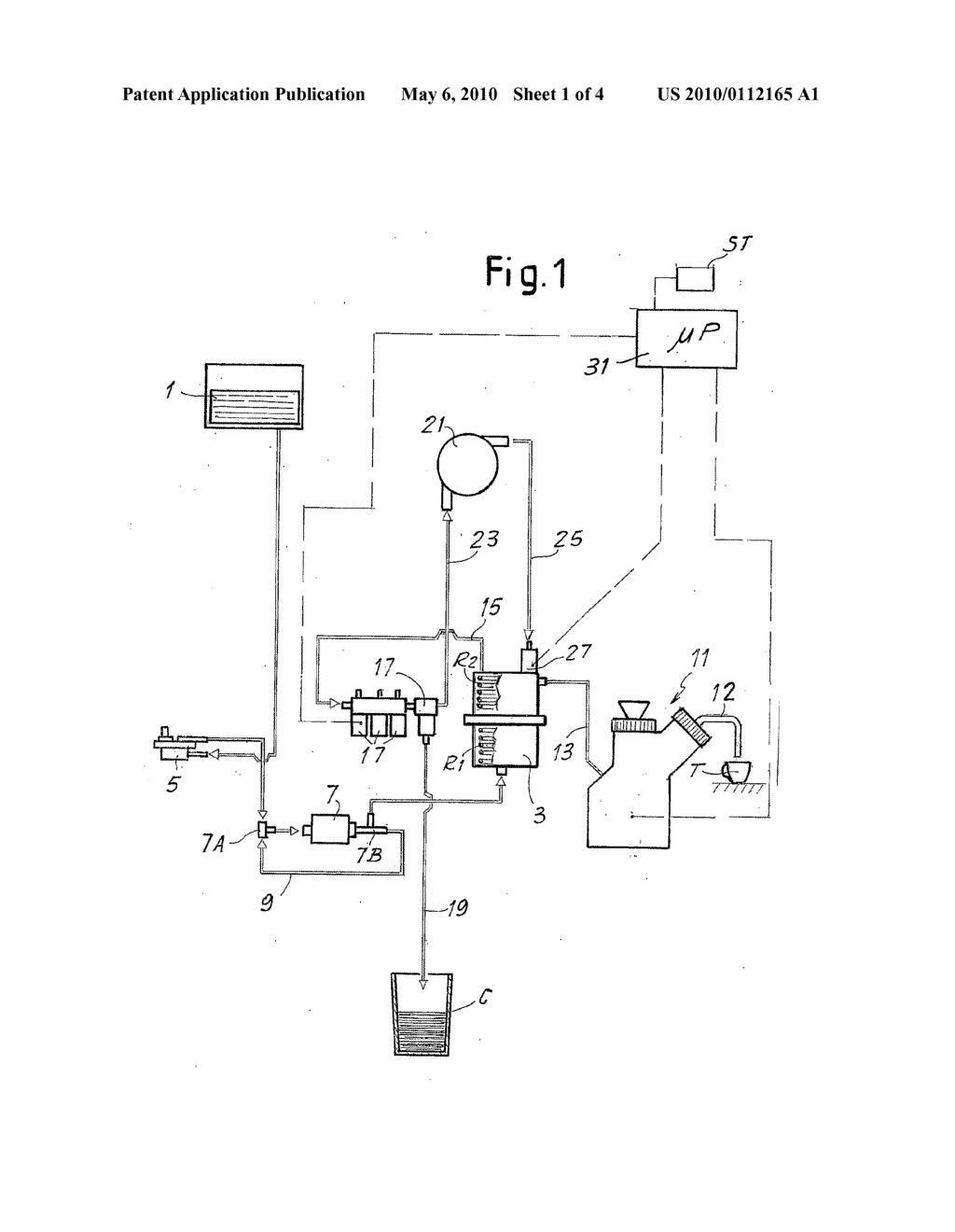 MACHINE TO PRODUCE COFFEE OR THE LIKE AND RELATIVE METHOD - diagram, schematic, and image 02