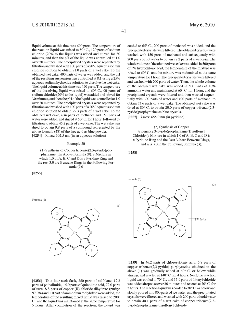 NOVEL PORPHYRAZINE COLORING MATTER, INK, INK SET, AND COLORED PRODUCT - diagram, schematic, and image 42