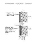 Metallized insulative labeling material diagram and image