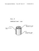 Metallized insulative labeling material diagram and image