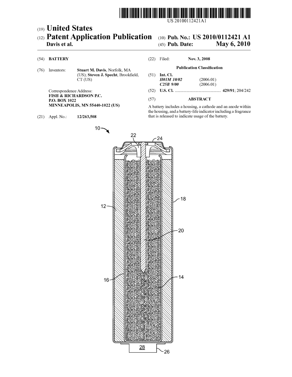 Battery - diagram, schematic, and image 01