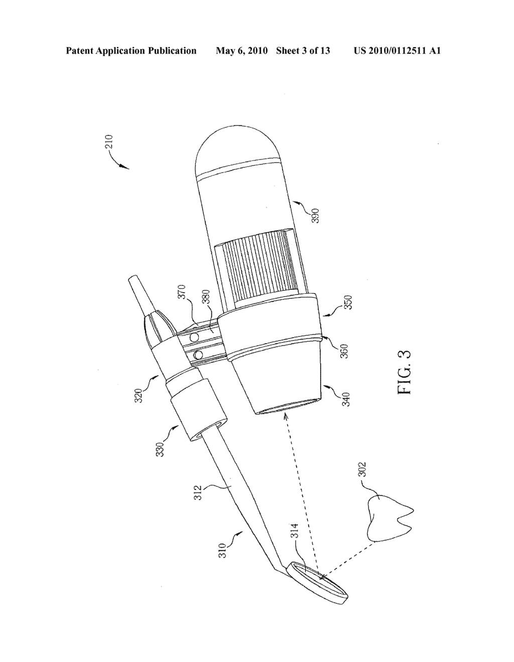 Reflecting-Type Optical Inspection Apparatus and Related Dental Inspection System - diagram, schematic, and image 04