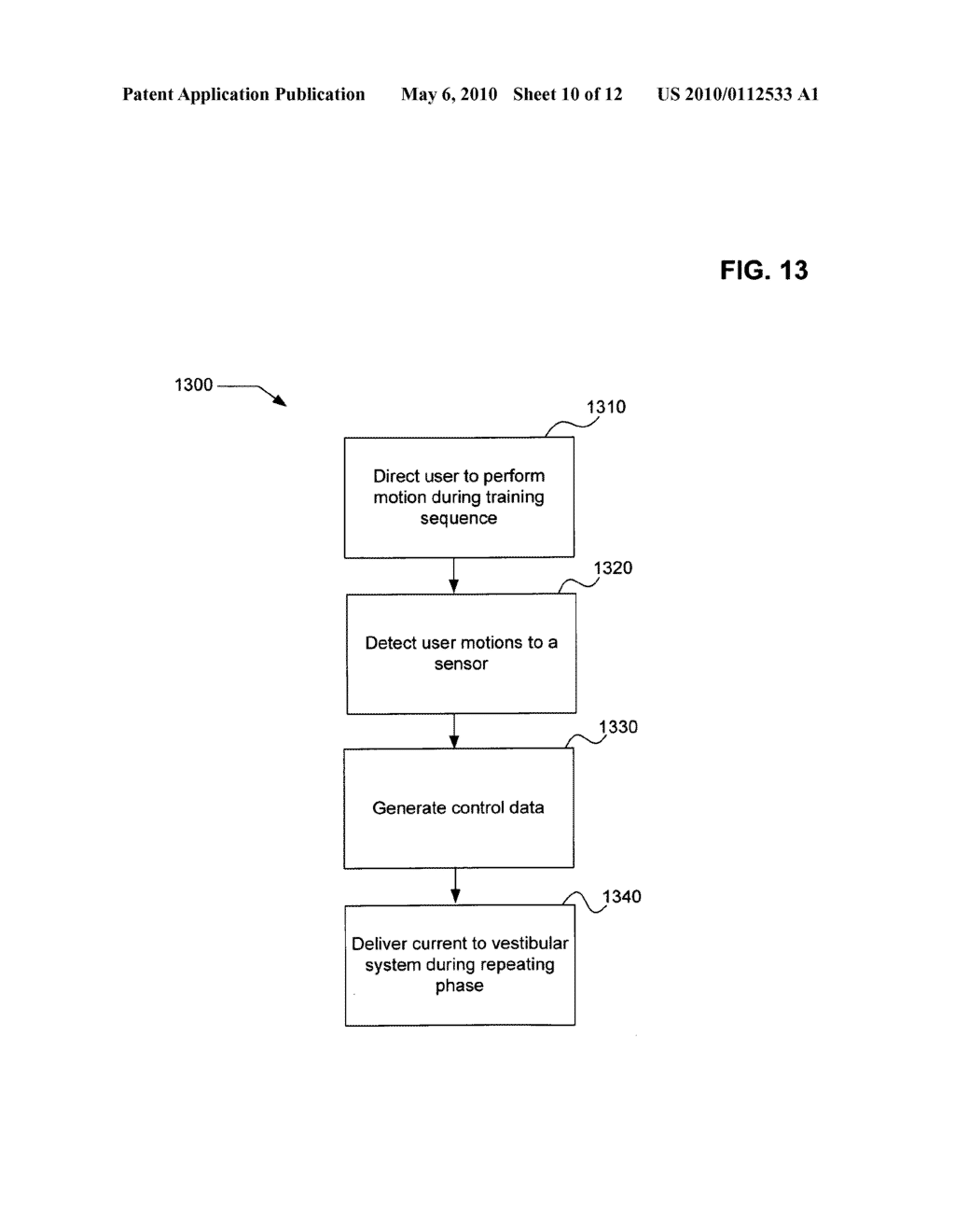 System and method of training by providing motional feedback - diagram, schematic, and image 11