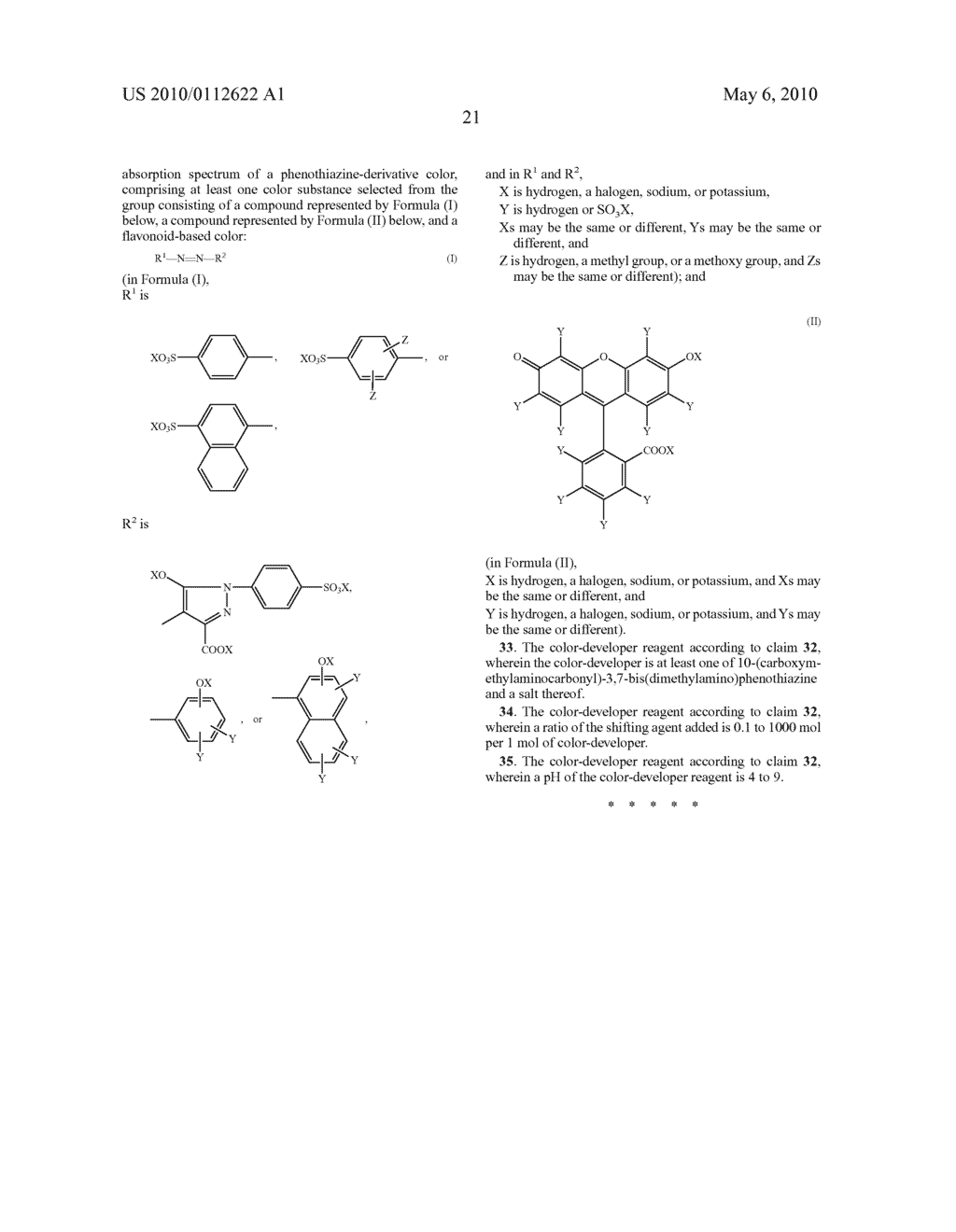 METHOD FOR DETECTING PHENOTHIAZINE-DERIVATIVE COLOR AND COLOR-DEVELOPER REAGENT USED THEREIN - diagram, schematic, and image 26