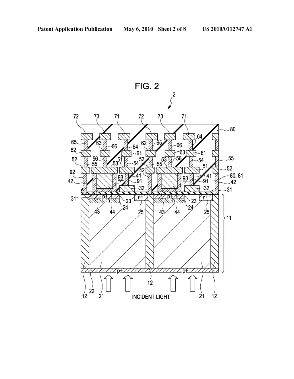 METHOD OF MAKING A SOLID-STATE IMAGING DEVICE - diagram, schematic, and image 03