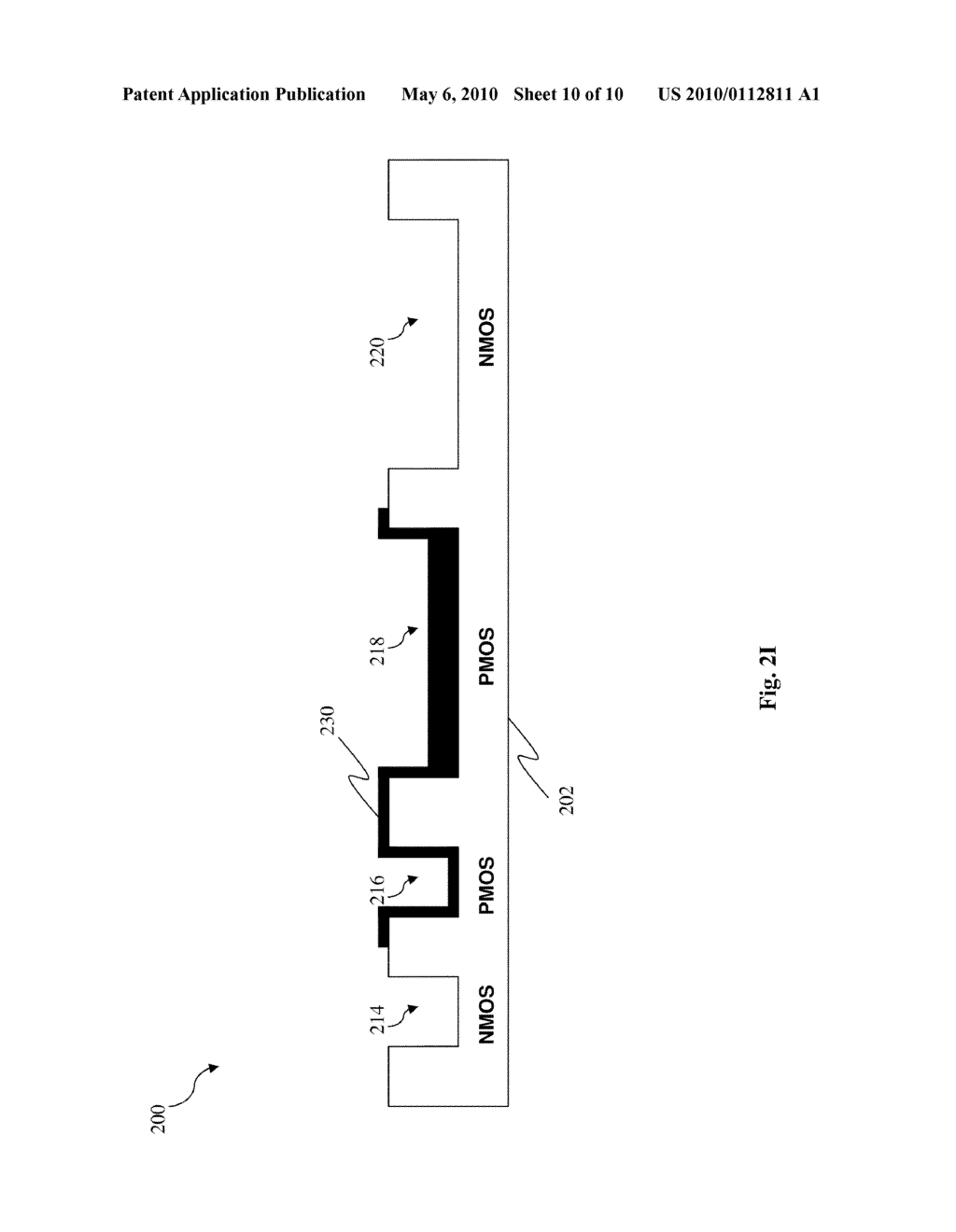 METHOD FOR PATTERNING A METAL GATE - diagram, schematic, and image 11