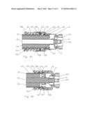 Anti-rotation Coaxial Connector diagram and image