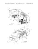 AMPHIBIOUS VEHICLE FOR BREACHING A WATER-FILLED OPENING diagram and image