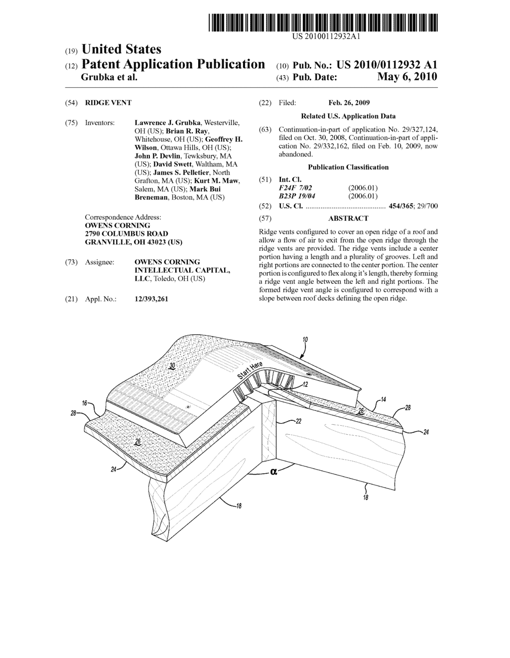 Ridge Vent - diagram, schematic, and image 01