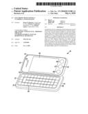 Electronic device having a clamshell configuration diagram and image