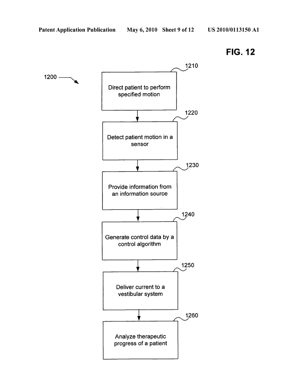 System and method for game playing using vestibular stimulation - diagram, schematic, and image 10