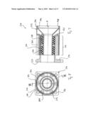 TORQUE TRANSMISSION DEVICE FOR THE LOW VIBRATION TRANSMISSION OF TORQUE VIA AT LEAST ONE SHAFT diagram and image