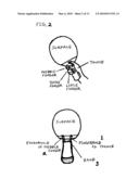 Racket grip aid diagram and image