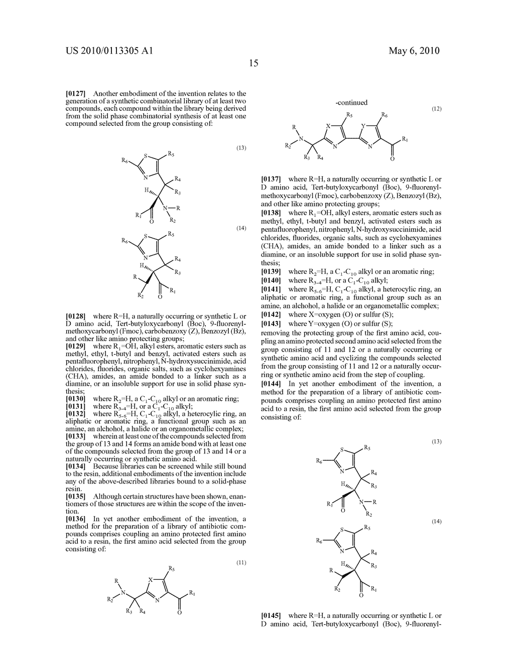 OXAZOLE AND THIAZOLE COMBINATORIAL LIBRARIES - diagram, schematic, and image 22