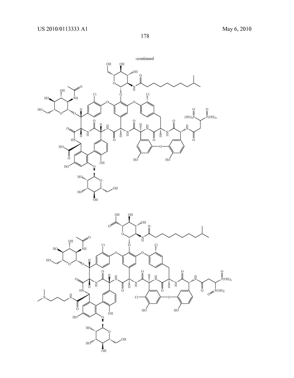 PHOSPHONATED GLYCOPEPTIDE AND LIPOGLYCOPEPTIDE ANTIBIOTICS AND USES THEREOF FOR THE PREVENTION AND TREATMENT OF BONE AND JOINT INFECTIONS - diagram, schematic, and image 188