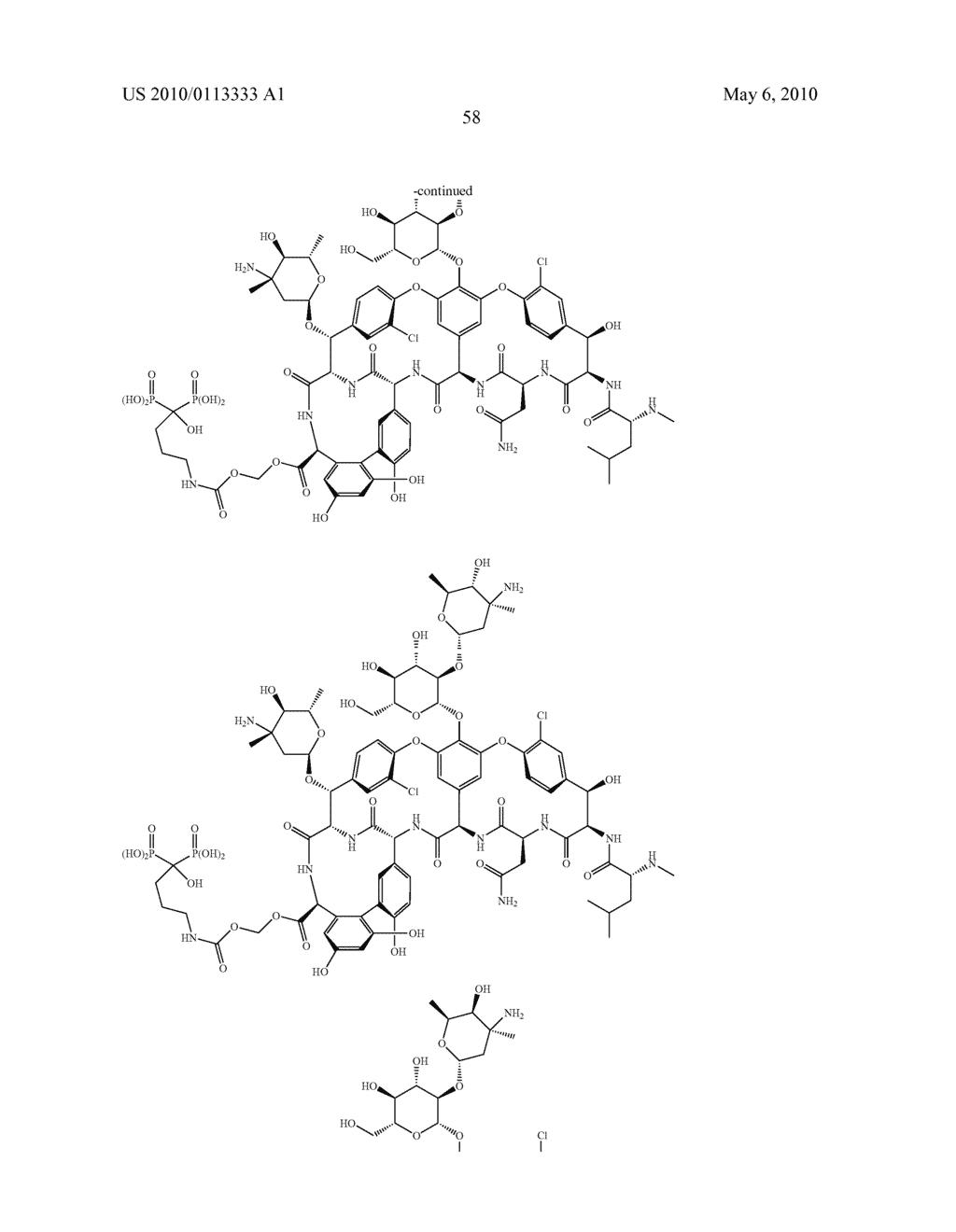 PHOSPHONATED GLYCOPEPTIDE AND LIPOGLYCOPEPTIDE ANTIBIOTICS AND USES THEREOF FOR THE PREVENTION AND TREATMENT OF BONE AND JOINT INFECTIONS - diagram, schematic, and image 59