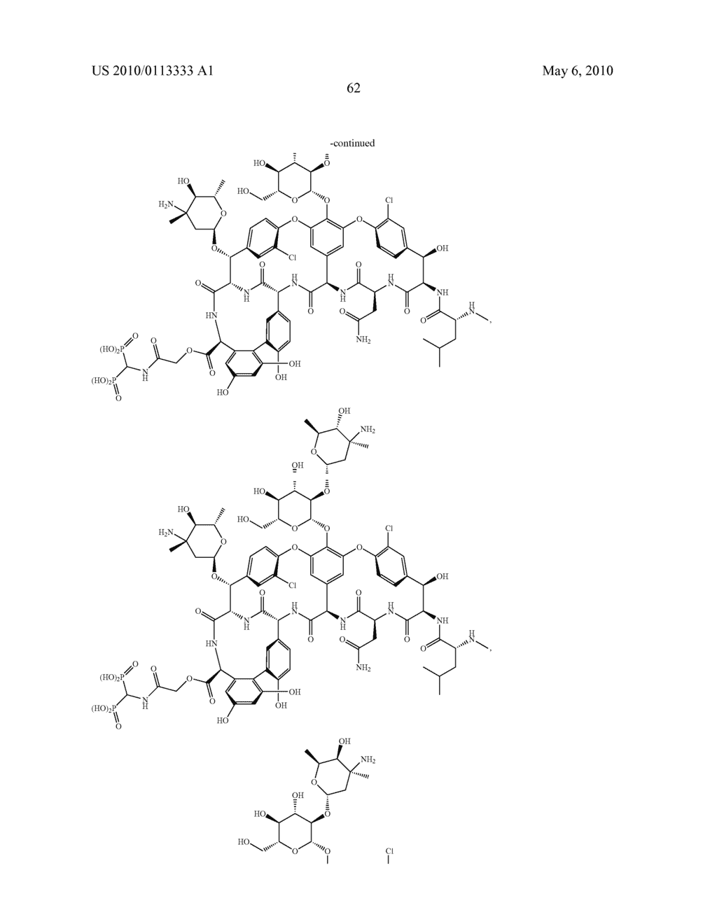 PHOSPHONATED GLYCOPEPTIDE AND LIPOGLYCOPEPTIDE ANTIBIOTICS AND USES THEREOF FOR THE PREVENTION AND TREATMENT OF BONE AND JOINT INFECTIONS - diagram, schematic, and image 63