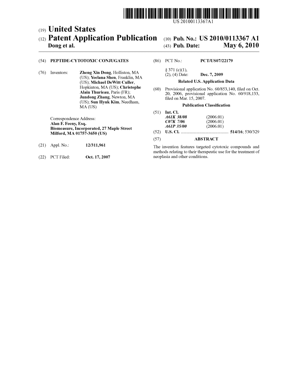 PEPTIDE-CYTOTOXIC CONJUGATES - diagram, schematic, and image 01