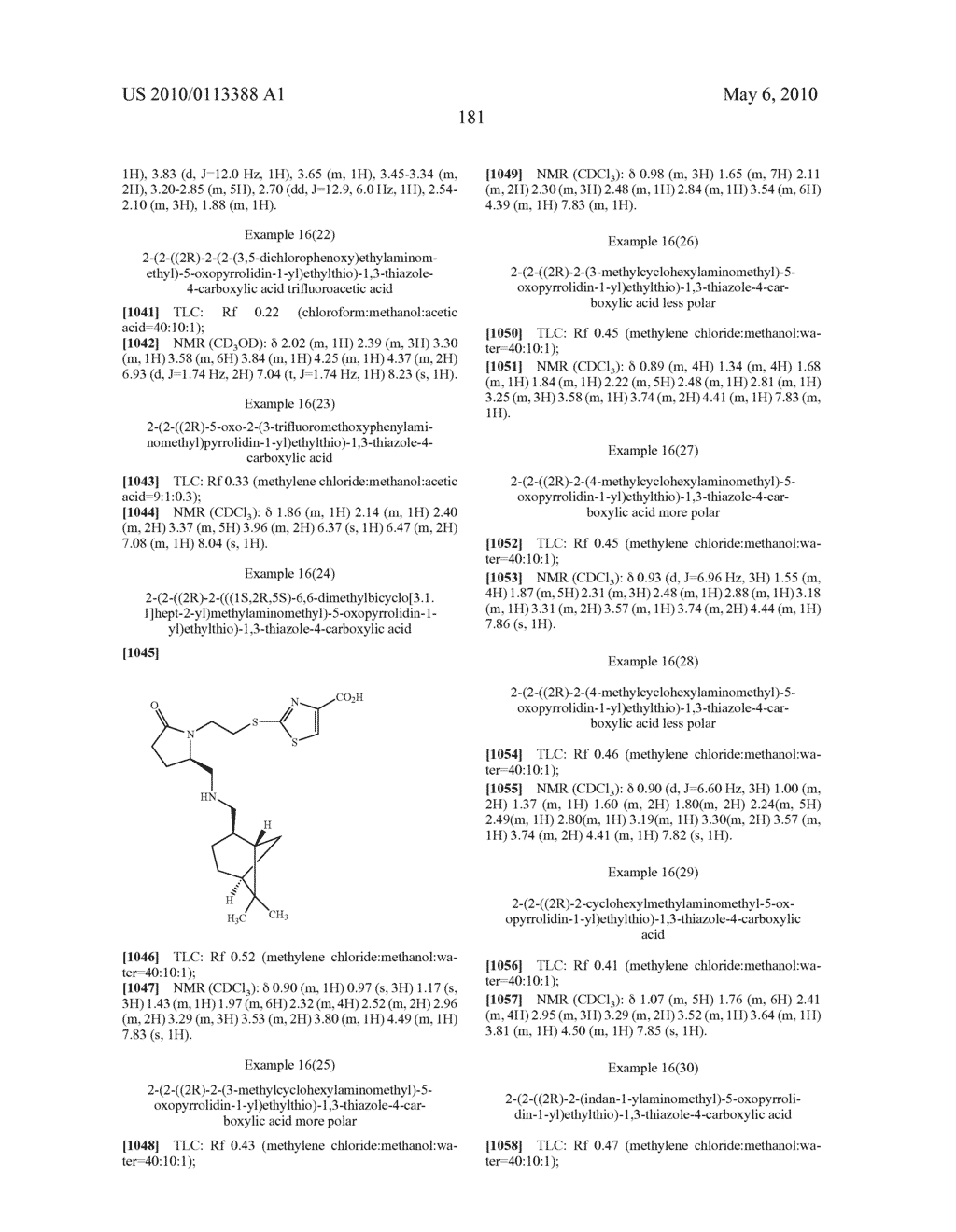 8-AZAPROSTAGLANDIN DERIVATIVE COMPOUND AND AGENT COMPRISING THE COMPOUND AS ACTIVE INGREDIENT - diagram, schematic, and image 182