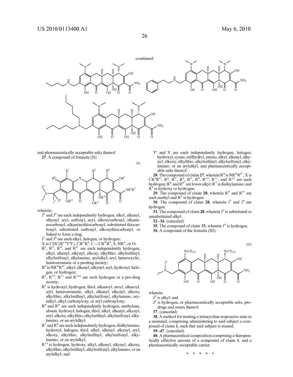 9-Aminomethyl Substituted Minocycline Compounds - diagram, schematic, and image 27