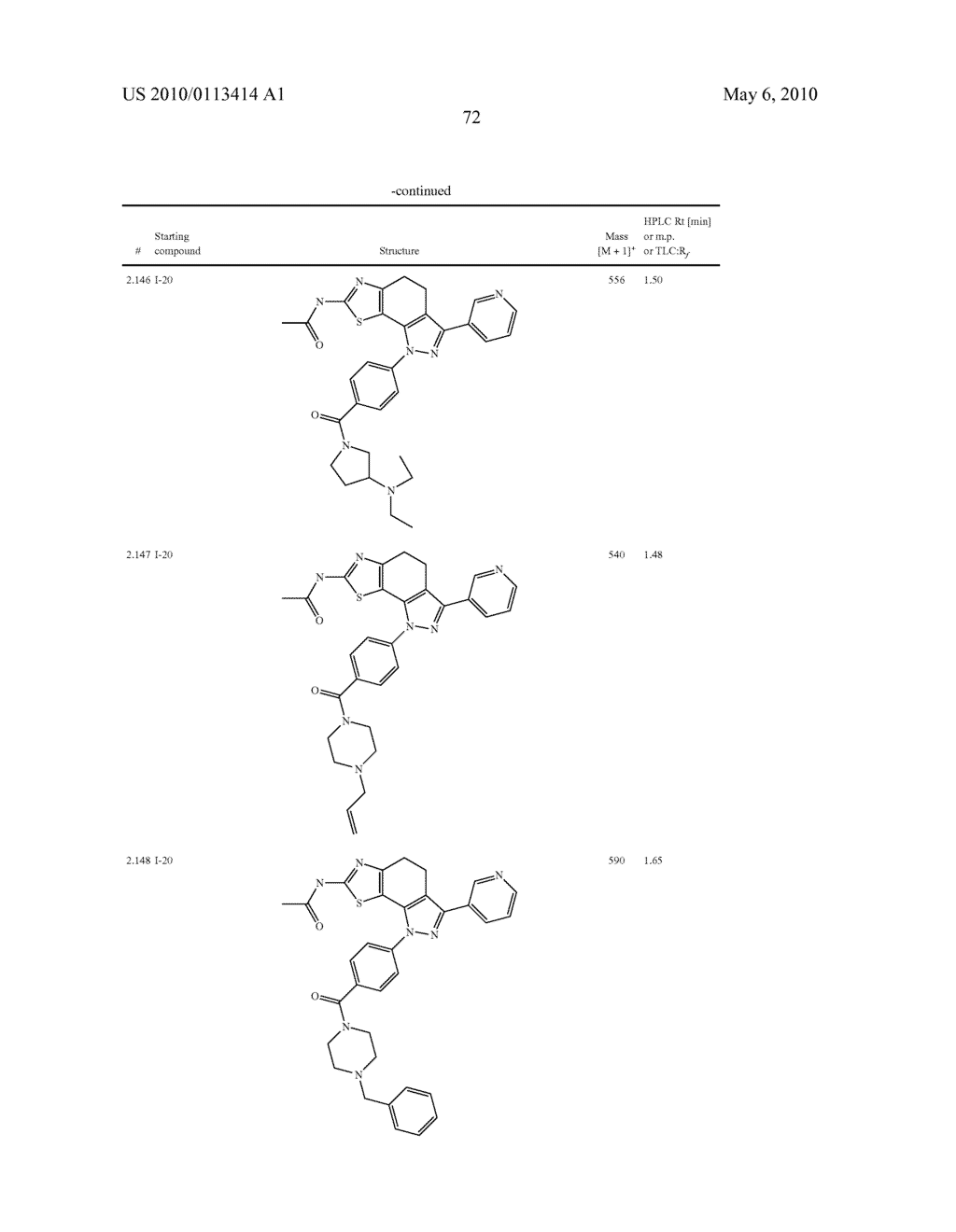 THIAZOLYL-DIHYDRO-INDAZOLES - diagram, schematic, and image 73