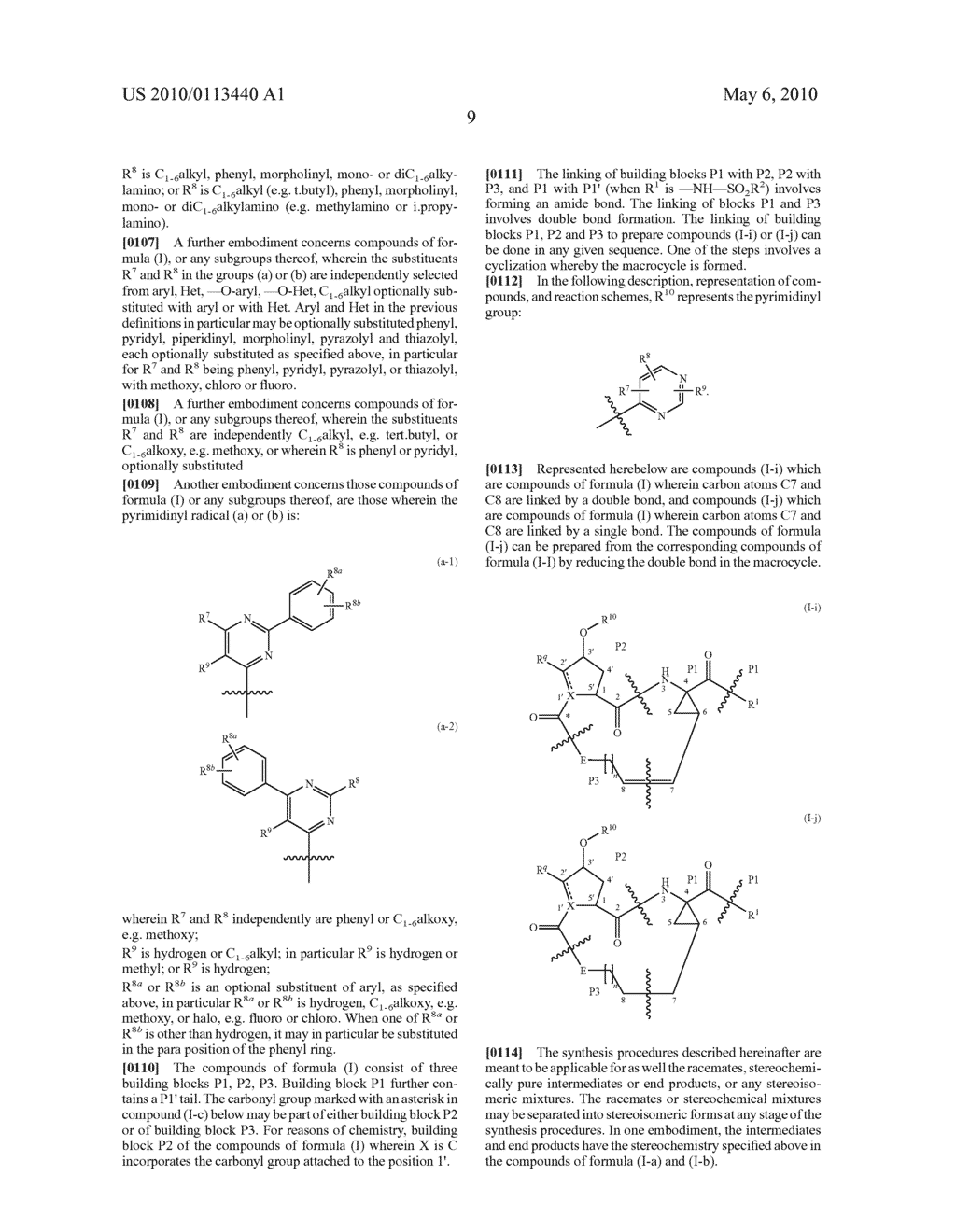 PYRIMIDINE SUBSTITUTED MACROCYCLIC HCV INHIBITORS - diagram, schematic, and image 10