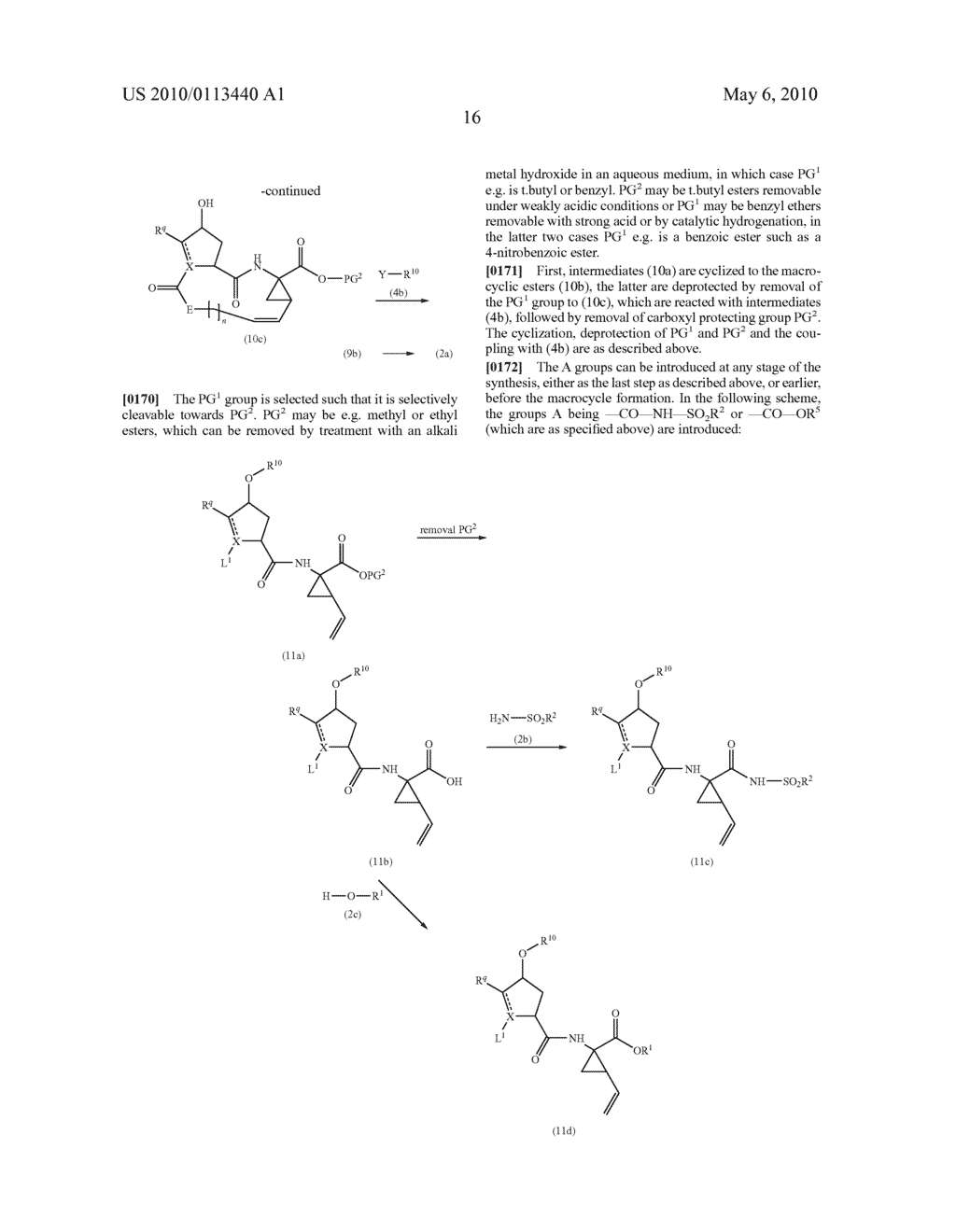 PYRIMIDINE SUBSTITUTED MACROCYCLIC HCV INHIBITORS - diagram, schematic, and image 17