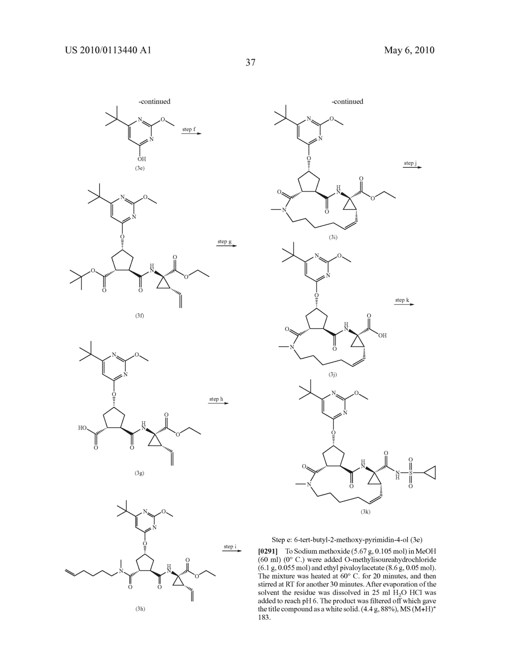 PYRIMIDINE SUBSTITUTED MACROCYCLIC HCV INHIBITORS - diagram, schematic, and image 38