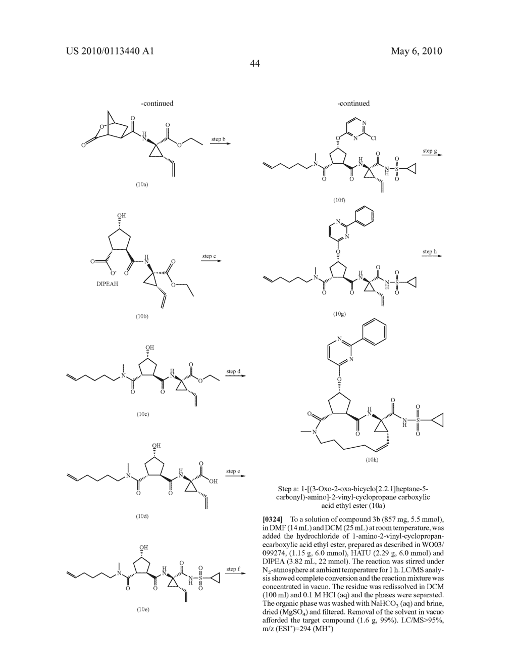 PYRIMIDINE SUBSTITUTED MACROCYCLIC HCV INHIBITORS - diagram, schematic, and image 45