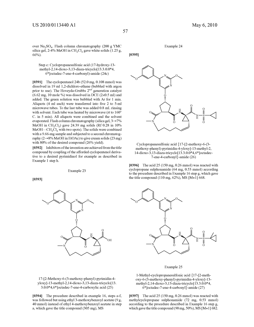 PYRIMIDINE SUBSTITUTED MACROCYCLIC HCV INHIBITORS - diagram, schematic, and image 58