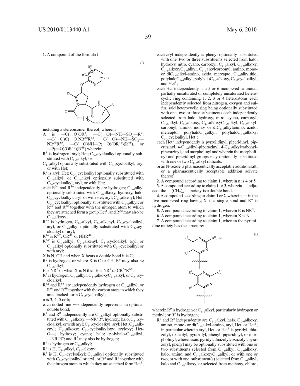 PYRIMIDINE SUBSTITUTED MACROCYCLIC HCV INHIBITORS - diagram, schematic, and image 60