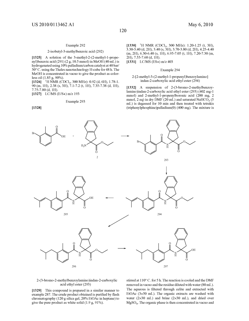 SUBSTITUTED BENZOYLAMINO-INDAN-2-CARBOXYLIC ACIDS AND RELATED COMPOUNDS - diagram, schematic, and image 121