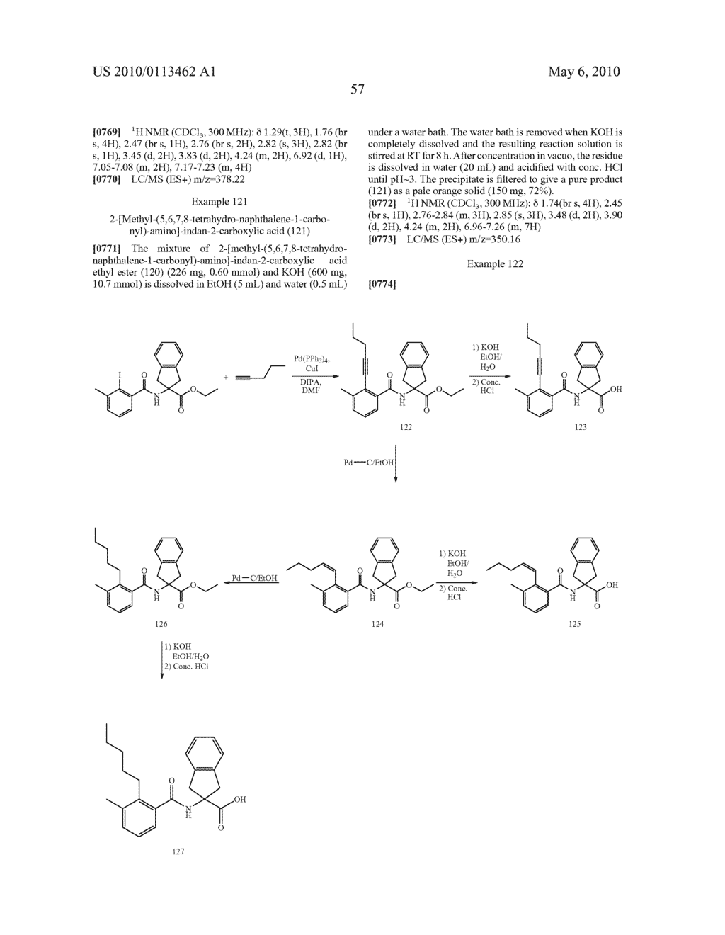 SUBSTITUTED BENZOYLAMINO-INDAN-2-CARBOXYLIC ACIDS AND RELATED COMPOUNDS - diagram, schematic, and image 58