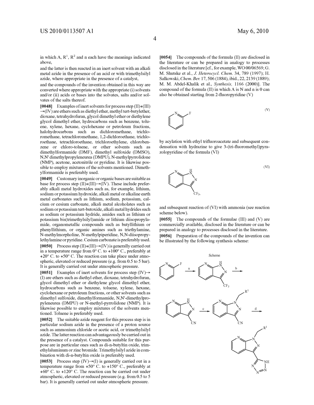 3-Tetrazolyl Indazoles, 3-Tetrazolyl Pyrazolopyridines, and use Thereof - diagram, schematic, and image 05