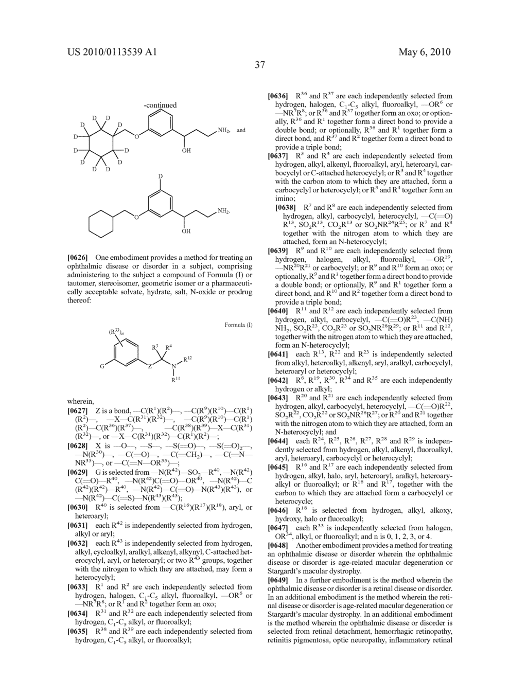 COMPOUNDS FOR TREATING OPHTHALMIC DISEASES AND DISORDERS - diagram, schematic, and image 40