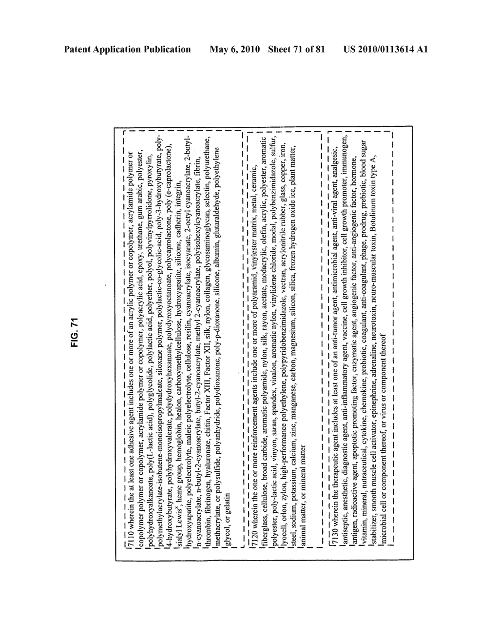 Compositions and Methods for delivery of frozen particle adhesives - diagram, schematic, and image 72