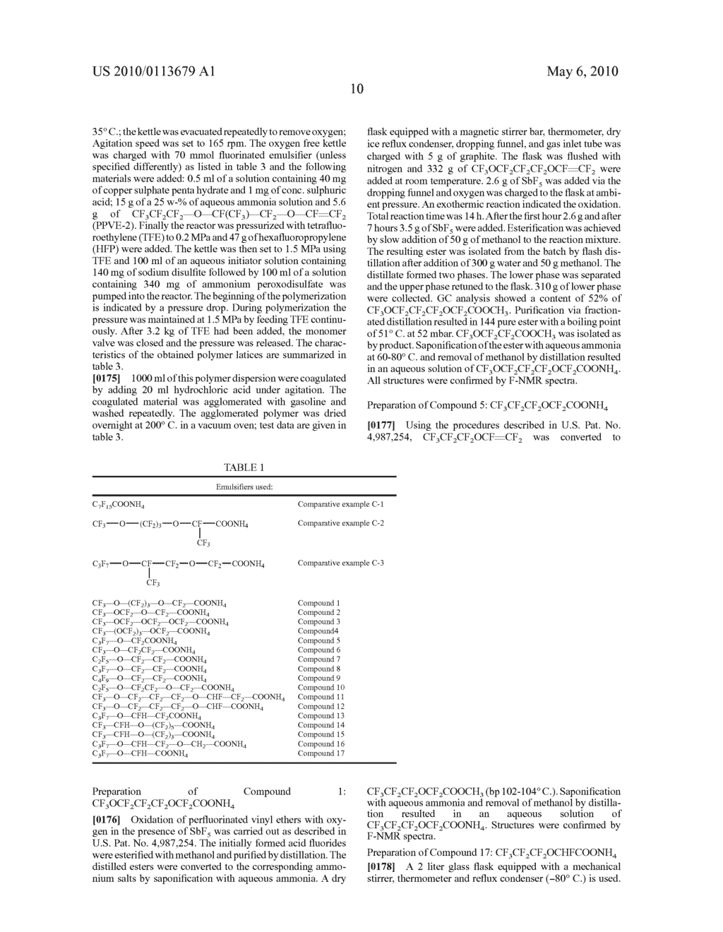 METHOD OF MAKING FLUOROPOLYMER DISPERSION - diagram, schematic, and image 11