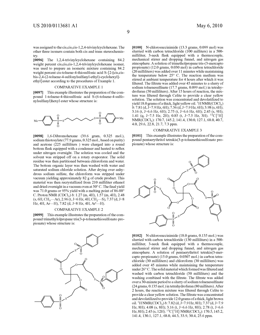 Sulfur-containing cycloaliphatic compound, process for its preparation, filled sulfur-vulcanizable elastomer composition containing same and articles fabricated therefrom - diagram, schematic, and image 10