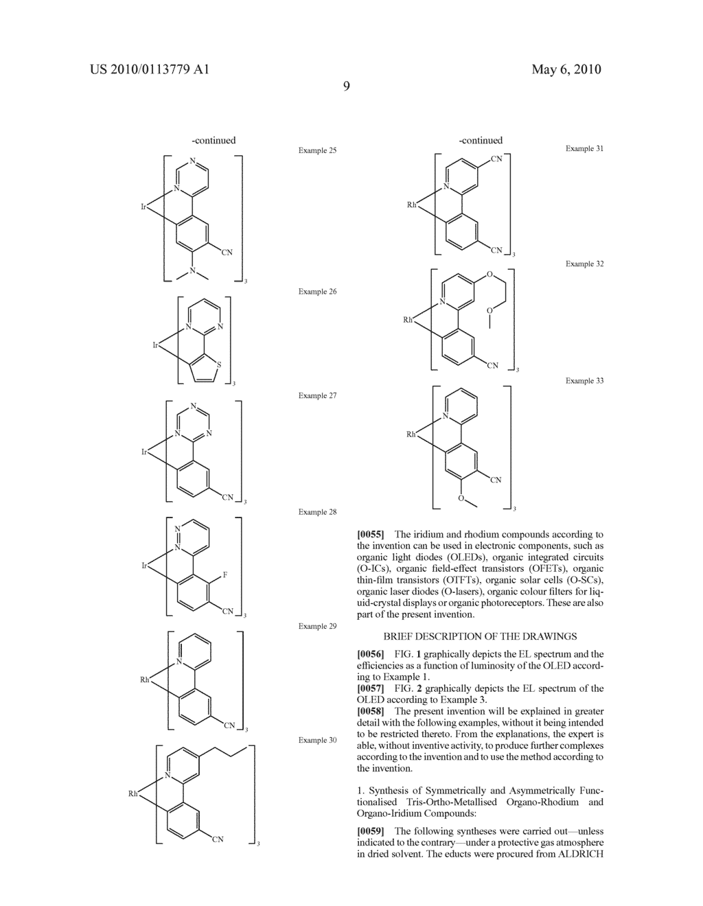 RHODIUM COMPLEXES AND IRIDIUM COMPLEXES - diagram, schematic, and image 12