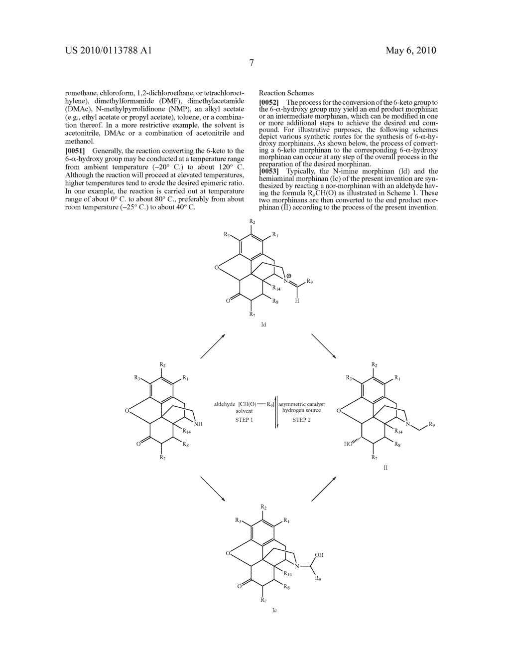 Process for the Preparation of 6-Alpha-Hydroxy-N-Alkylated Opiates - diagram, schematic, and image 08