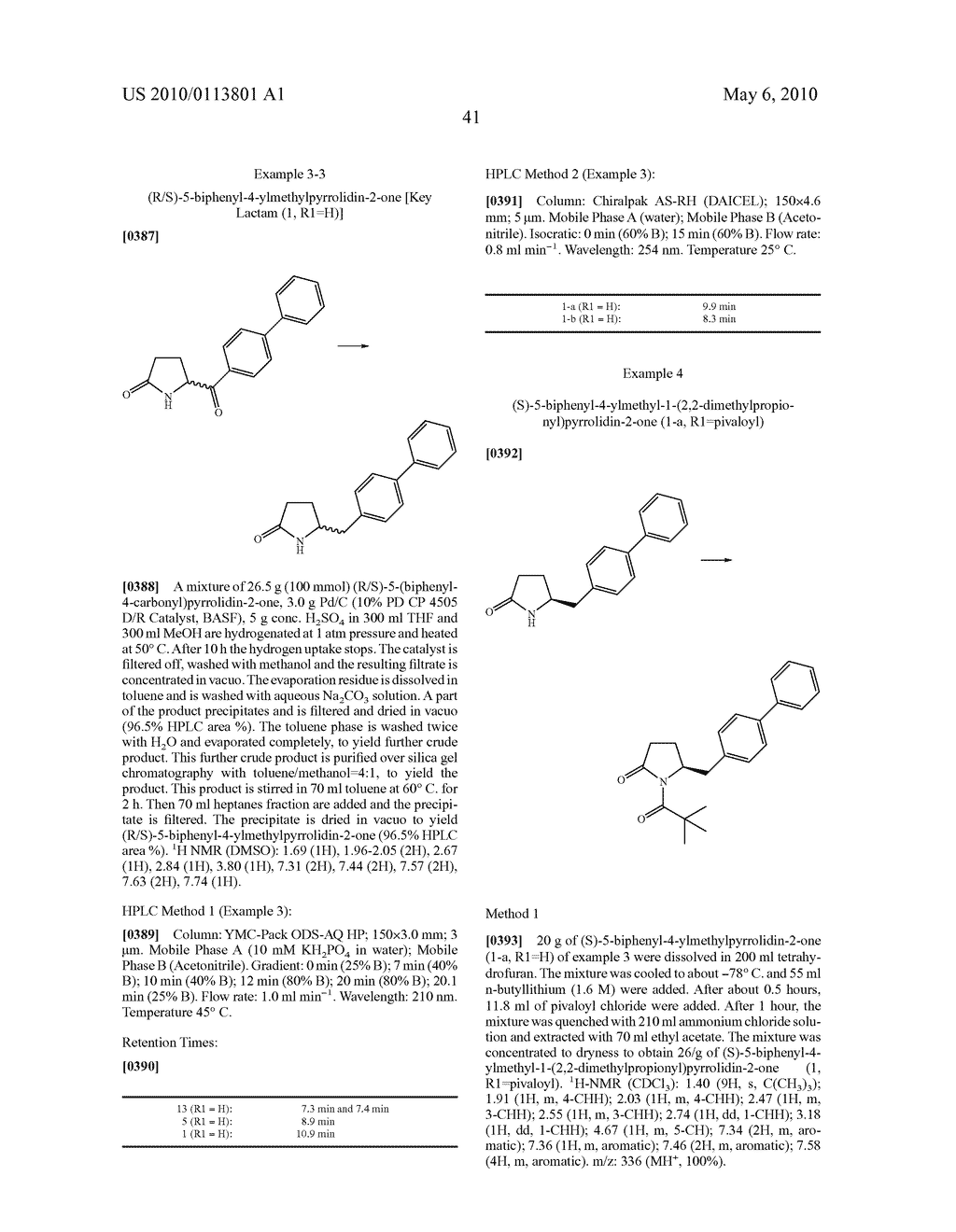 Process for preparing 5-biphenyl-4-amino-2-methyl pentanoic acid - diagram, schematic, and image 54