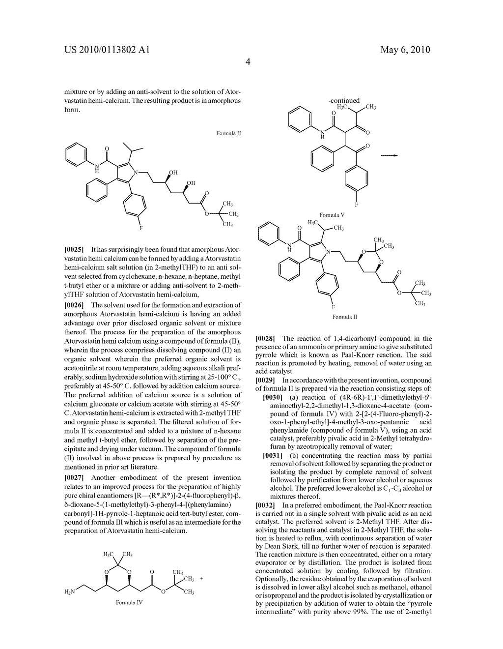 PROCESS FOR PREPARING AMORPHOUS ATORVASTATIN HEMI CALCIUM SALT AND ITS ITERMEDIATE - diagram, schematic, and image 06