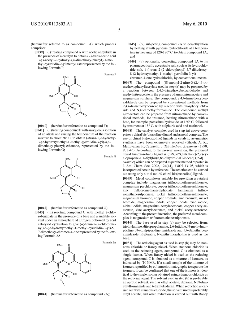 ENANTIOSELECTIVE SYNTHESIS OF PYRROLIDINES SUBSTITUTED WITH FLAVONES, AND INTERMEDIATES THEREOF - diagram, schematic, and image 06