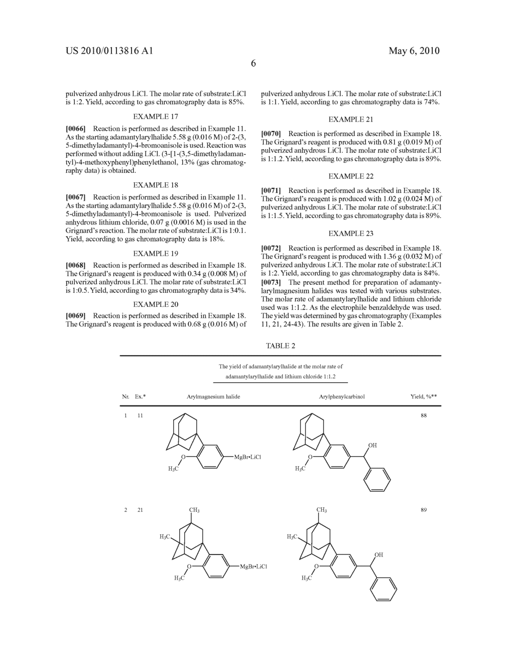 METHOD FOR PREPARTION OF SUBSTITUTED ADAMANTYLARYMAGNESIUM HALIDES - diagram, schematic, and image 07