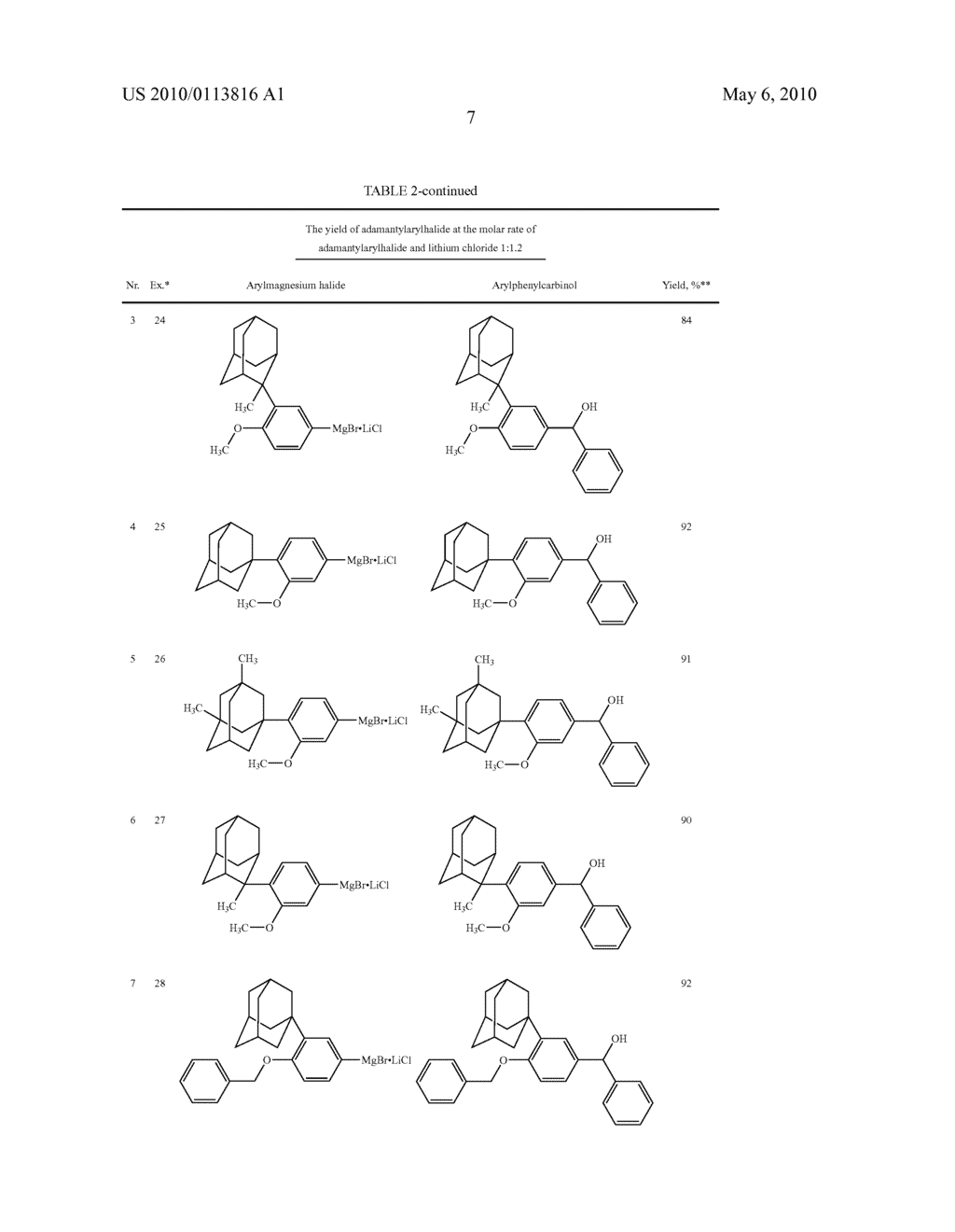 METHOD FOR PREPARTION OF SUBSTITUTED ADAMANTYLARYMAGNESIUM HALIDES - diagram, schematic, and image 08